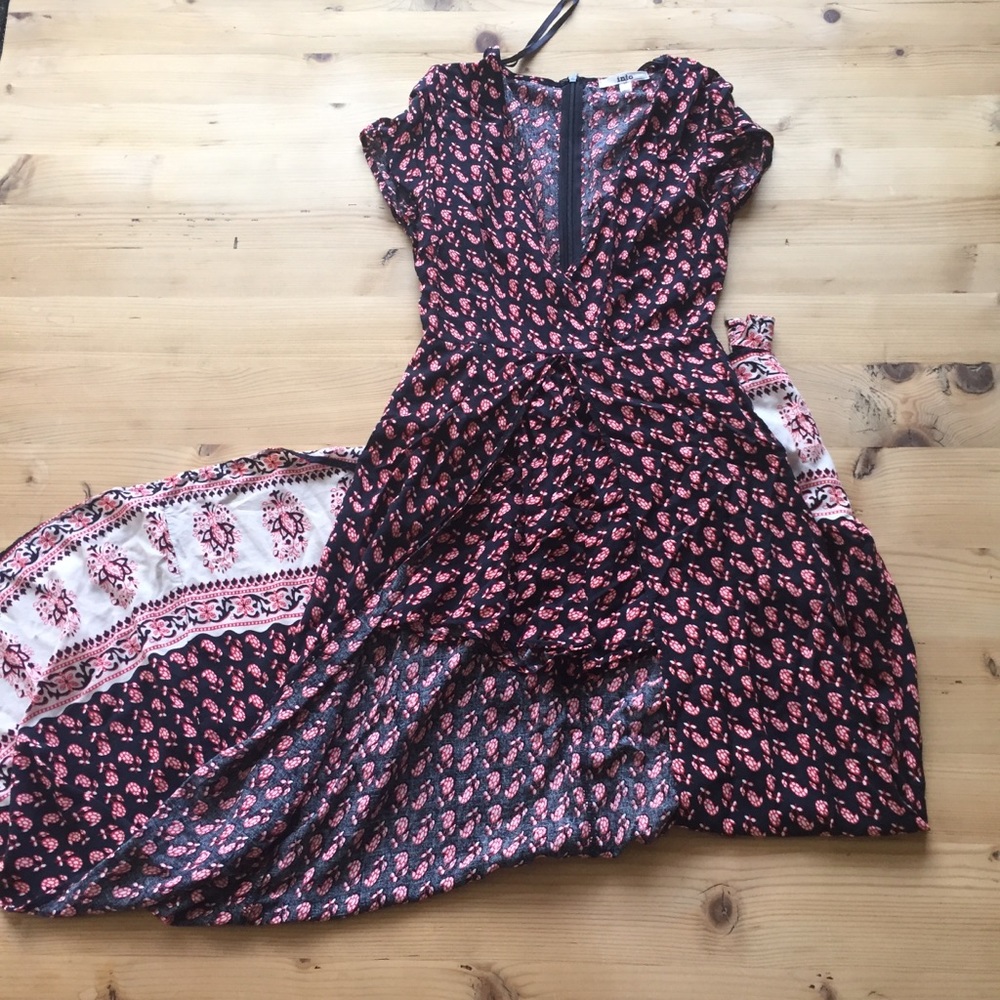 LF EUC black and red romper